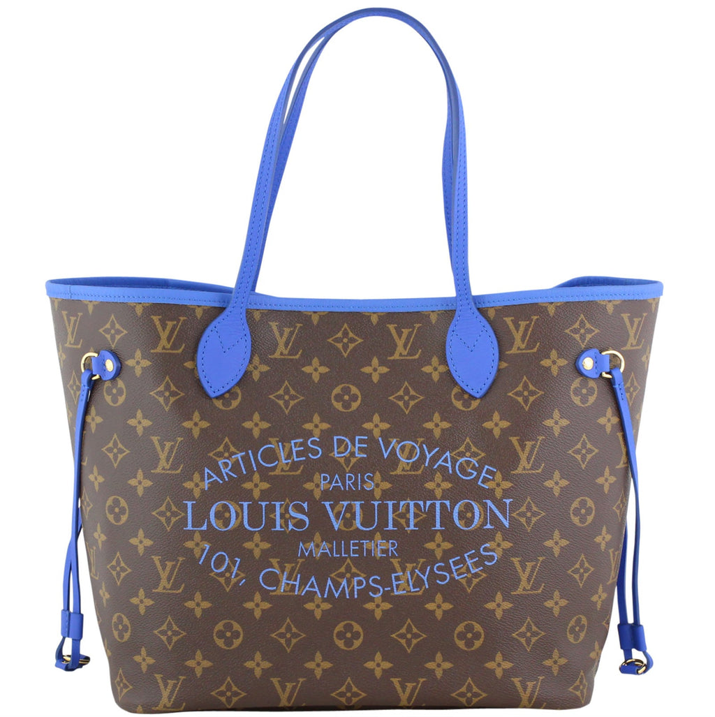 Louis Vuitton Ikat Neverfull MM Monogram Grand Bleu