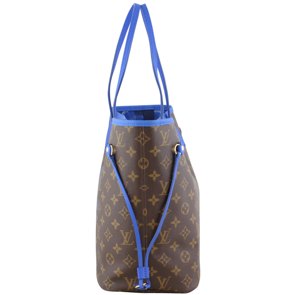 Louis Vuitton Ikat Neverfull MM Monogram Grand Bleu