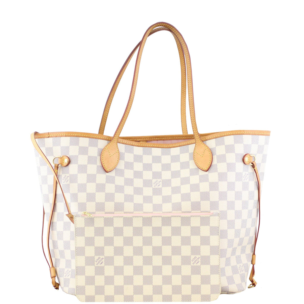 Louis Vuitton Neverfull MM Damier Azur Rose Ballerine