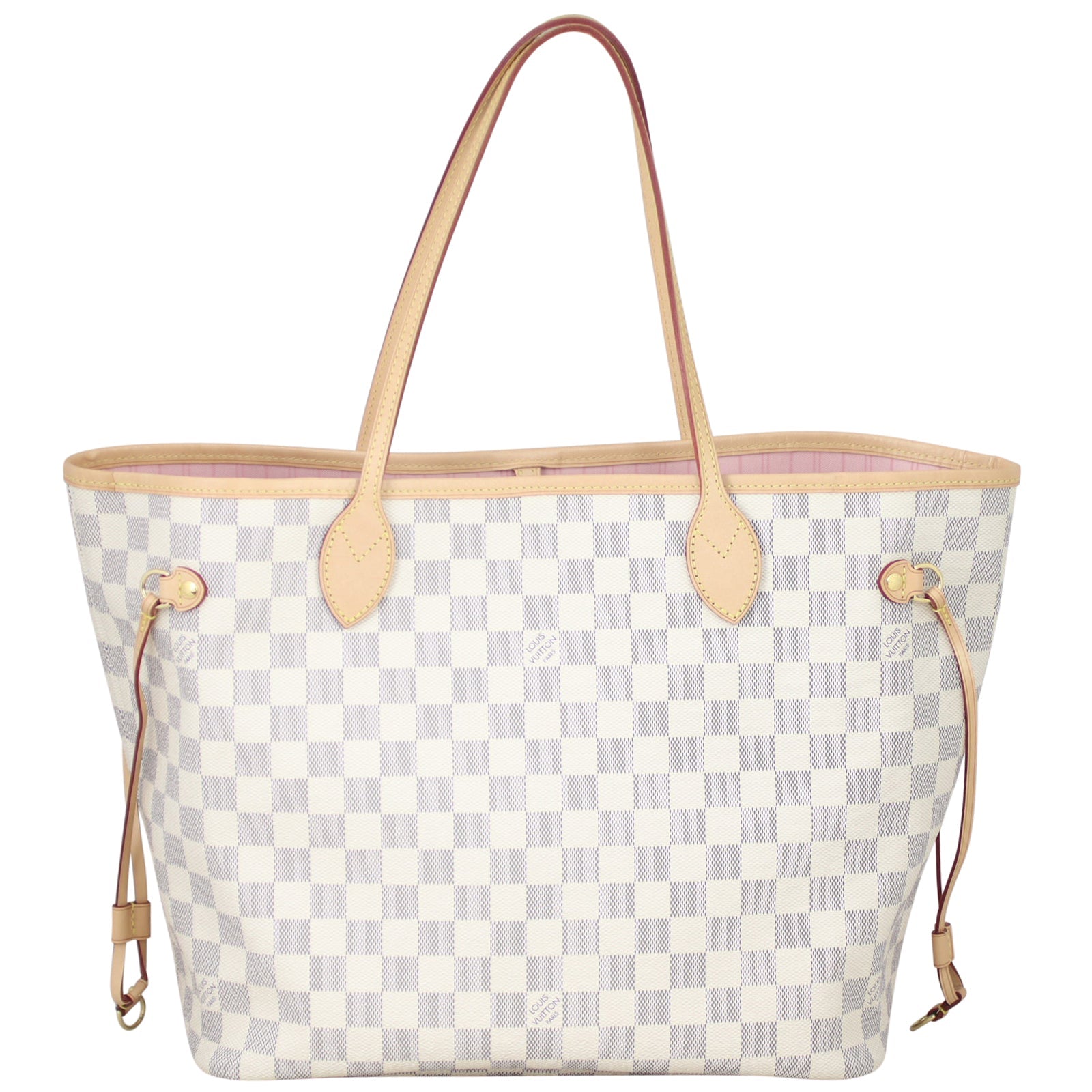 Louis Vuitton Neverfull MM Damier Azure Rose Ballerine