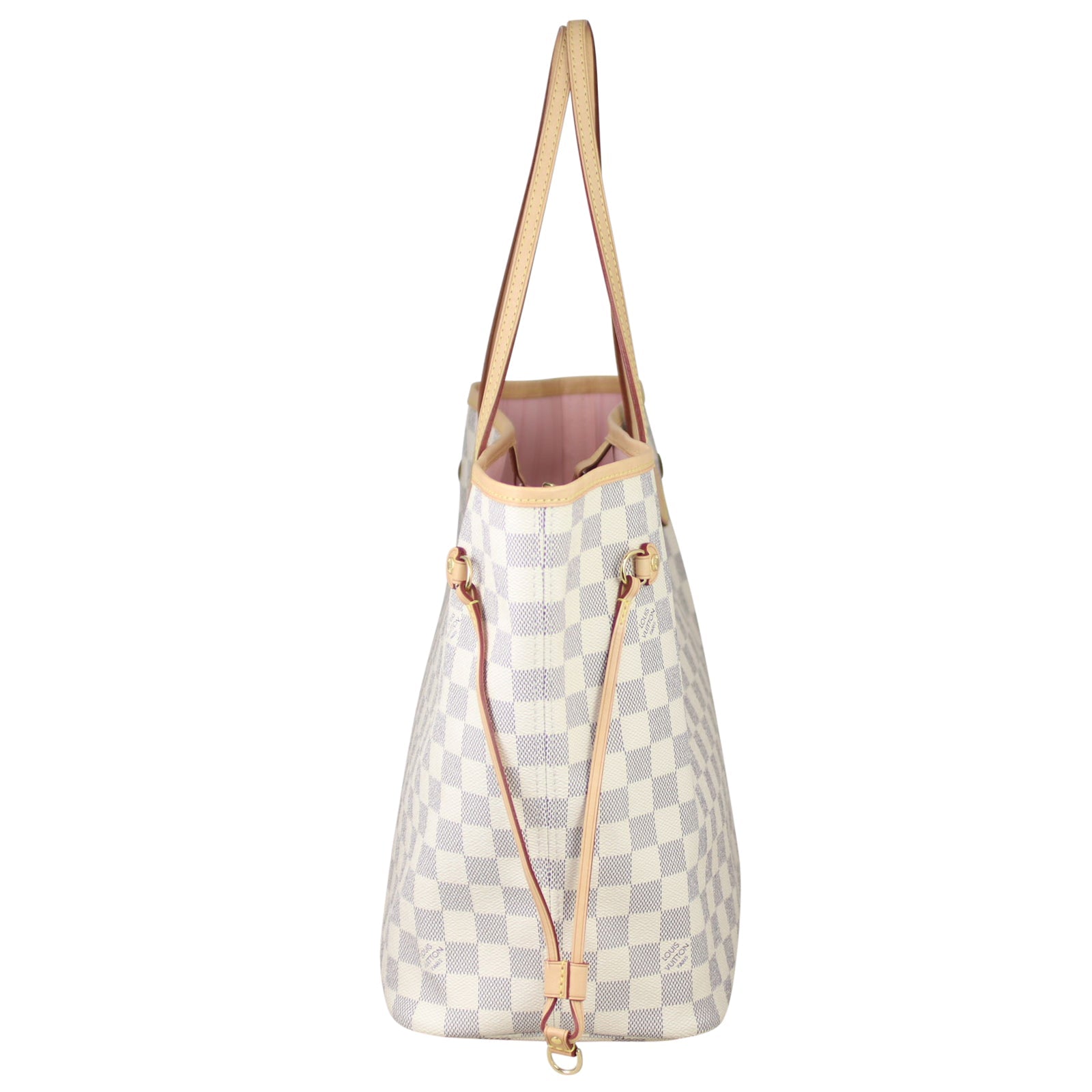 Louis Vuitton Neverfull MM Damier Azure Rose Ballerine