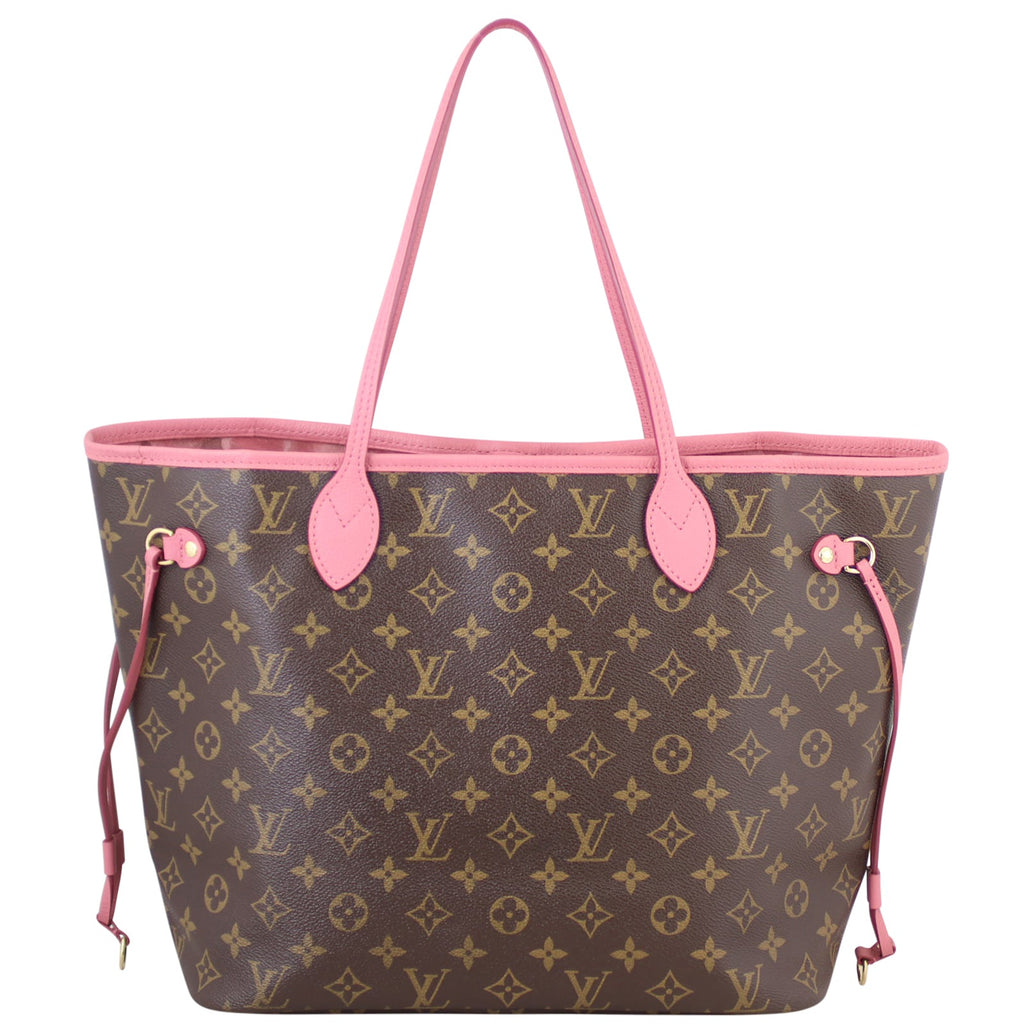 Louis Vuitton Neverfull MM Ikat Monogram Rose Velours
