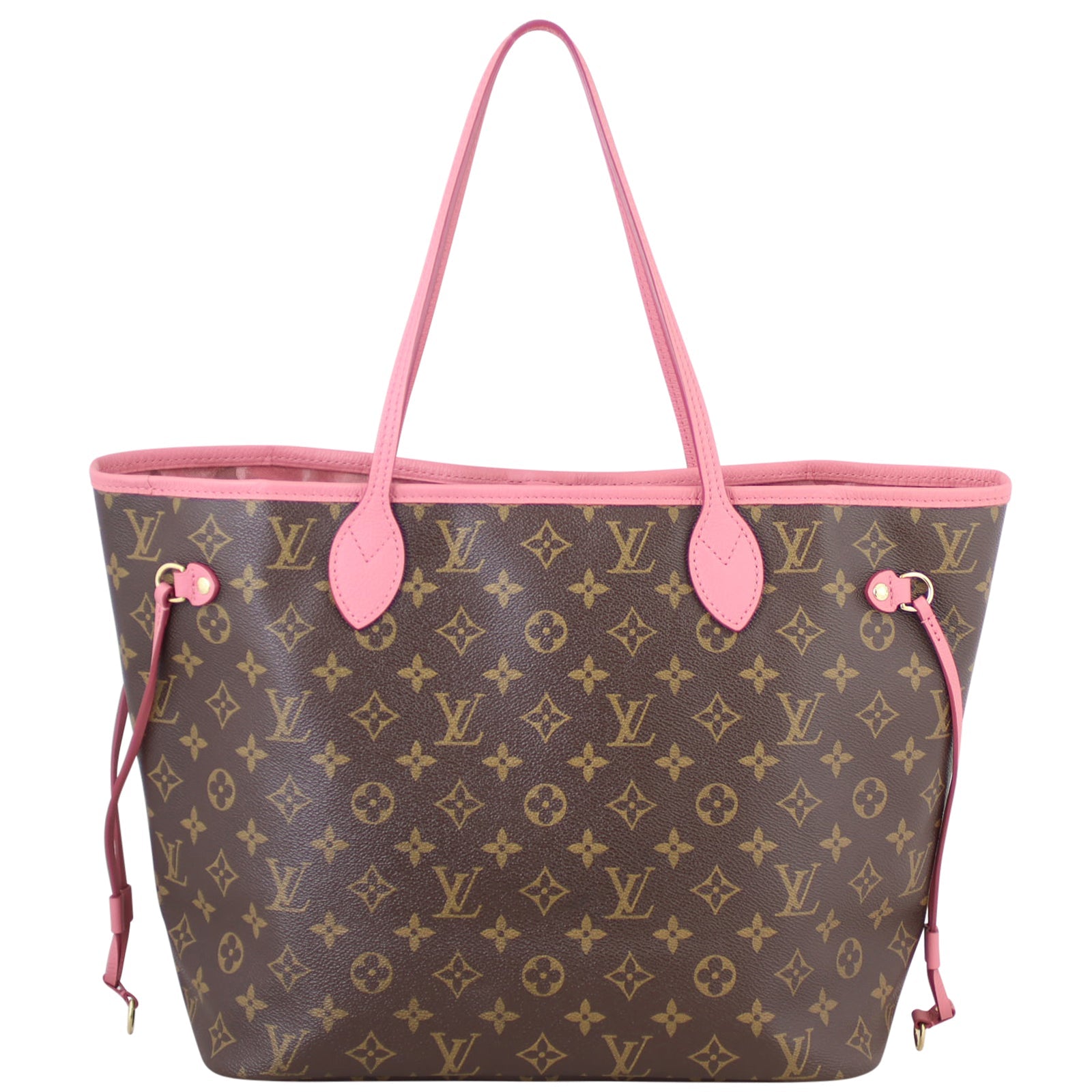 Louis Vuitton Neverfull MM Ikat Monogram Rose Velours
