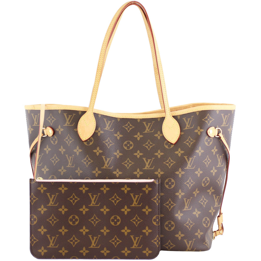 Louis Vuitton Neverfull MM Monogram Rose Ballerine