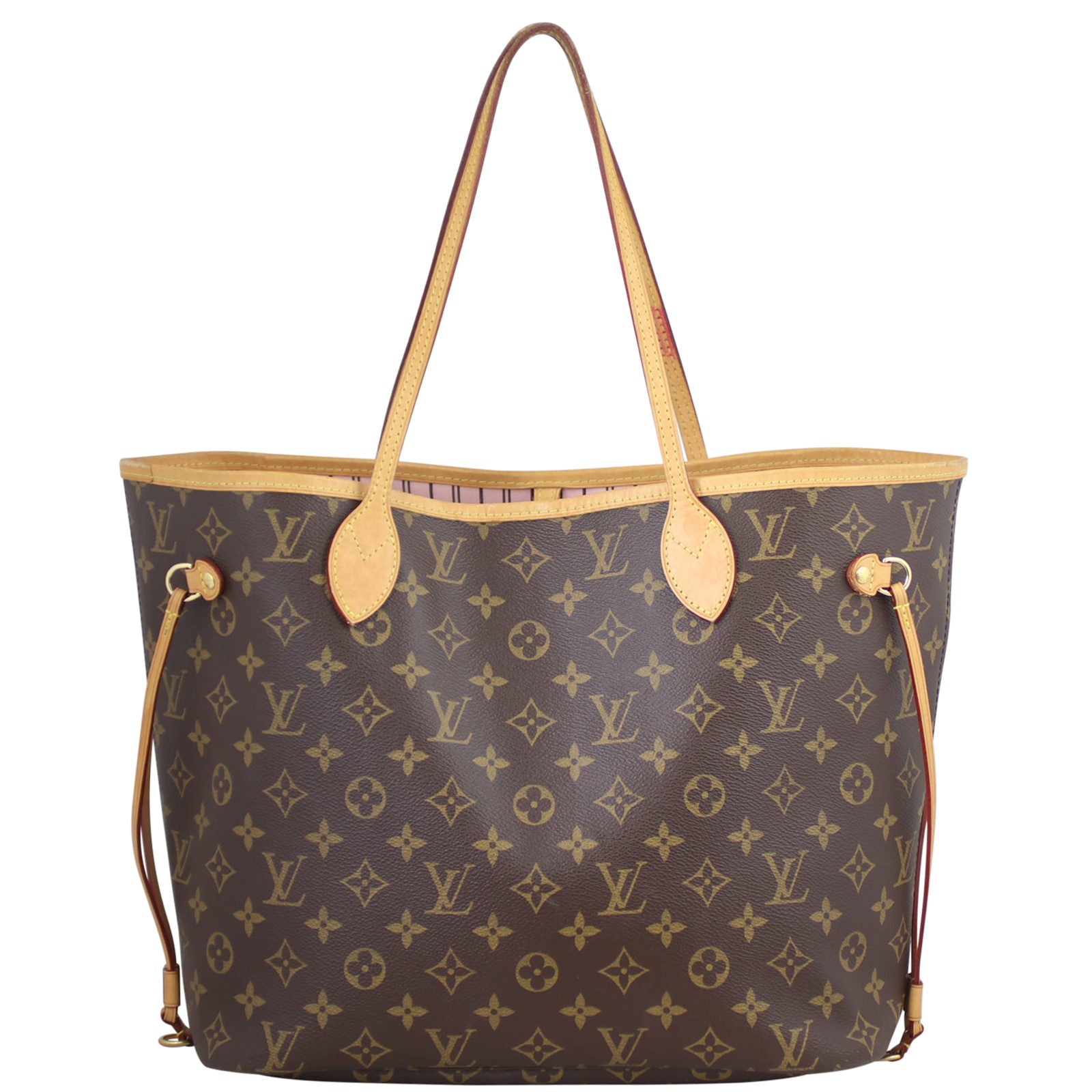 Louis Vuitton Neverfull MM Monogram Rose Ballerine