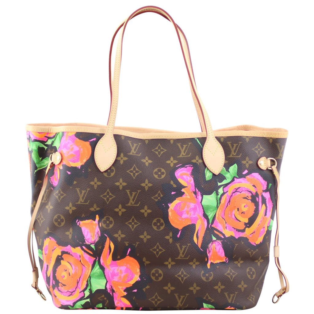 Louis Vuitton Neverfull MM Monogram Roses