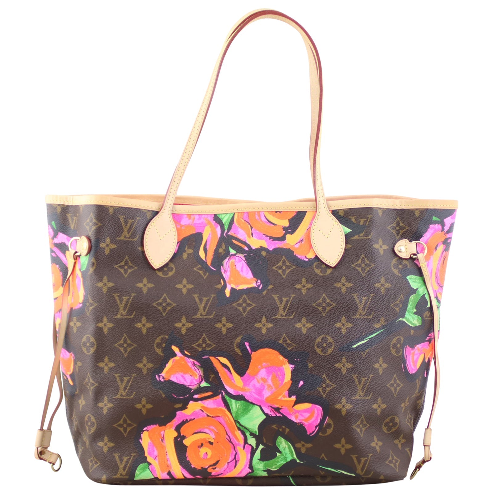 Louis Vuitton Neverfull MM Monogram Roses
