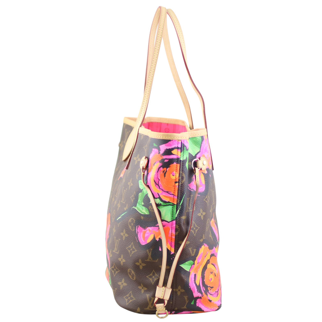 Louis Vuitton Neverfull MM Monogram Roses