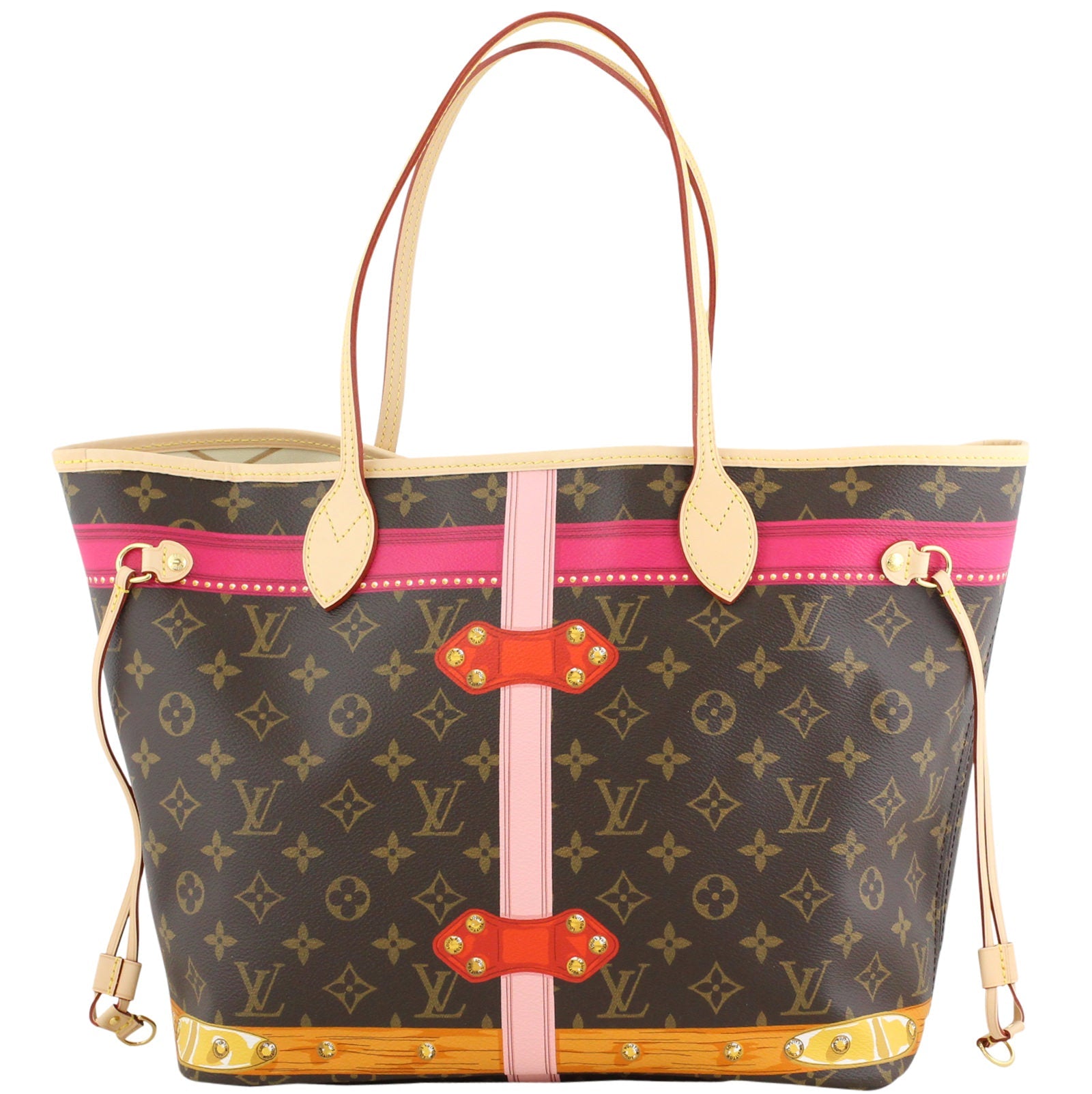 Louis Vuitton Neverfull MM Monogram Summer Trunks