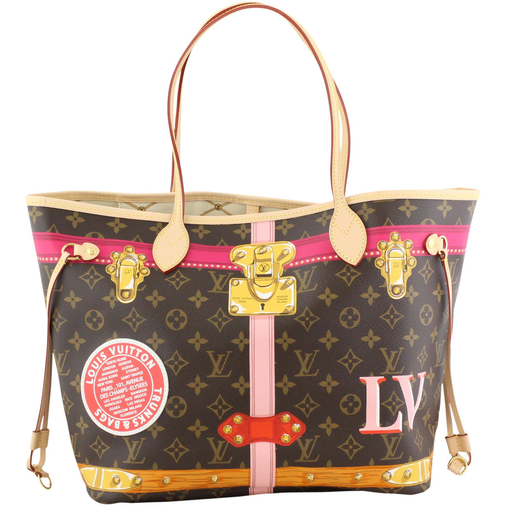 Louis Vuitton Neverfull MM Monogram Summer Trunks