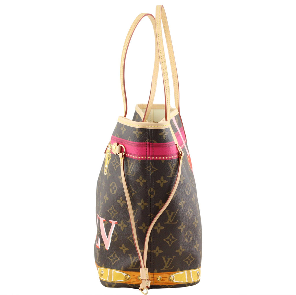 Louis Vuitton Neverfull MM Monogram Summer Trunks