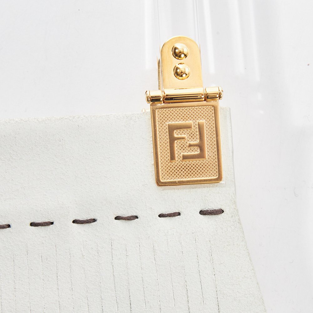 Fendi Tote Shoulder Bag in Blue, Leather