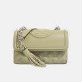 Tory Burch Small Fleming Convertible Shoulder Bag (Olive Sprig)