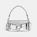 Coach Tabby 20 Signature Metallic Leather Shoulder Bag