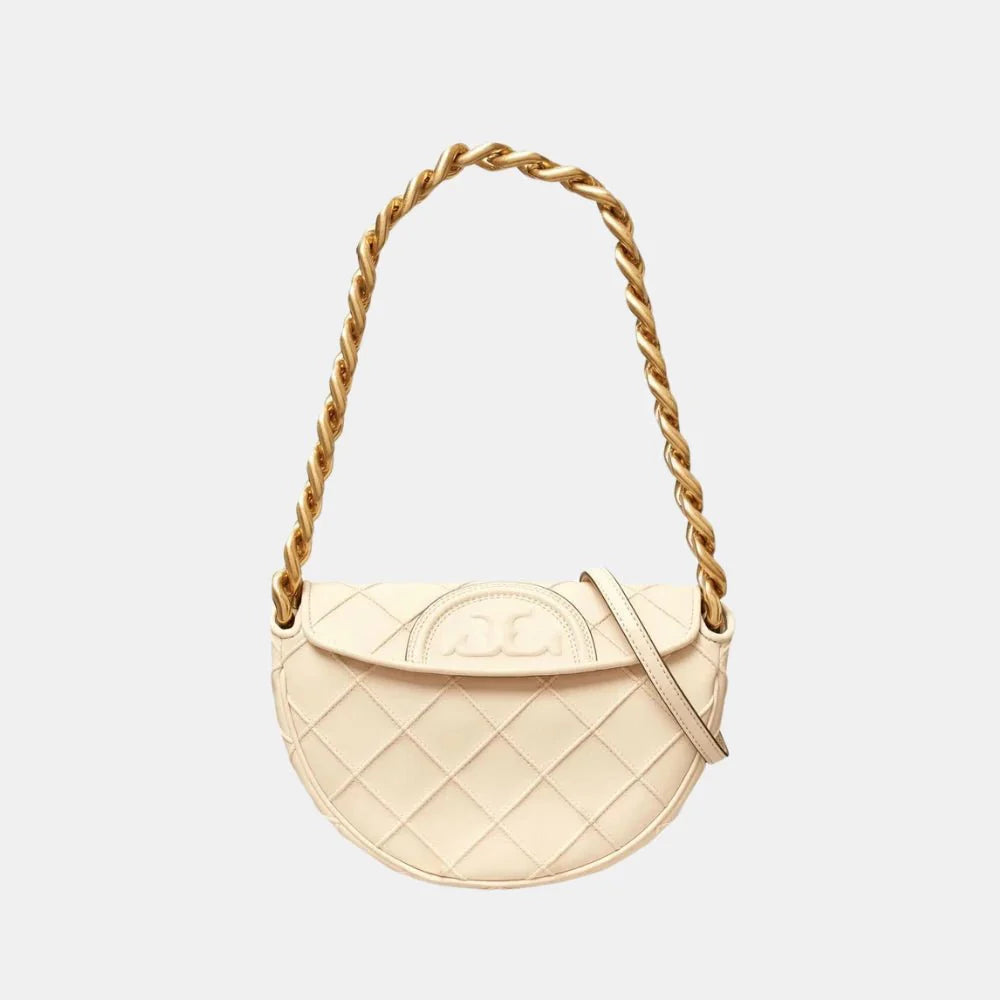 Tory Burch Fleming Crescent Mini Shoulder Bag - DIVA ONLINE STORE