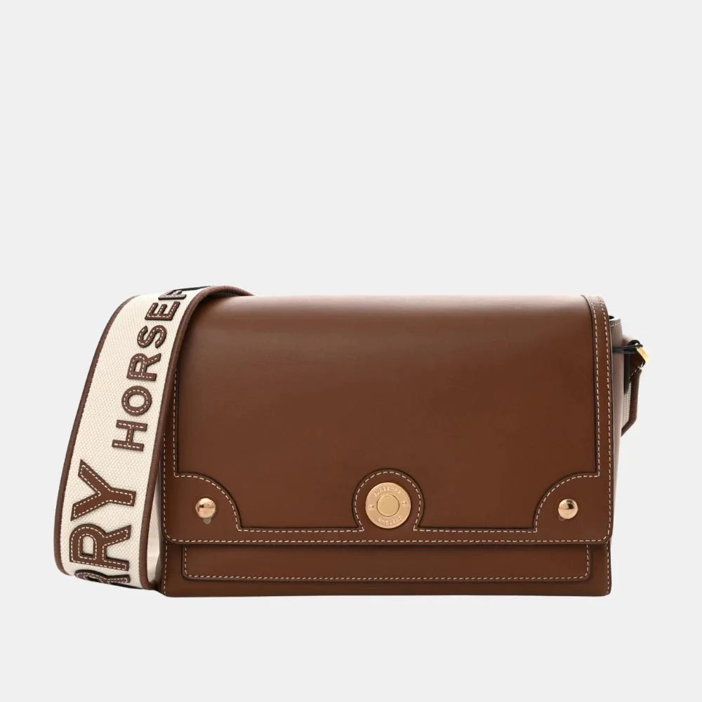 Burberry Medium Note Leather Shoulder Bag
