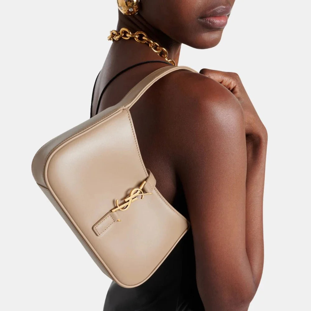 Saint Laurent Le 5 à 7 Shoulder Bag (Beige)
