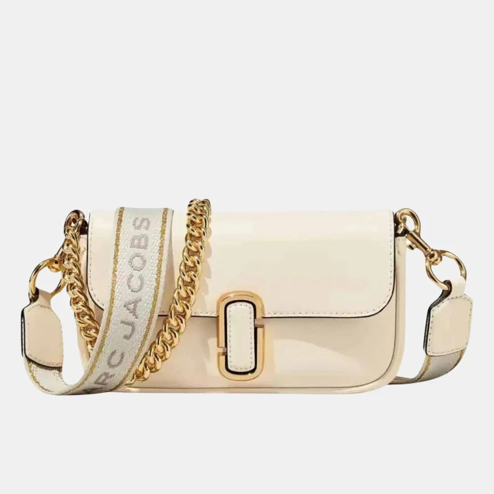Marc Jacobs The J Marc Shoulder Bag (Cloud White)