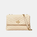 Tory Burch Kira Chevron Convertible Shoulder Bag (New Cream)