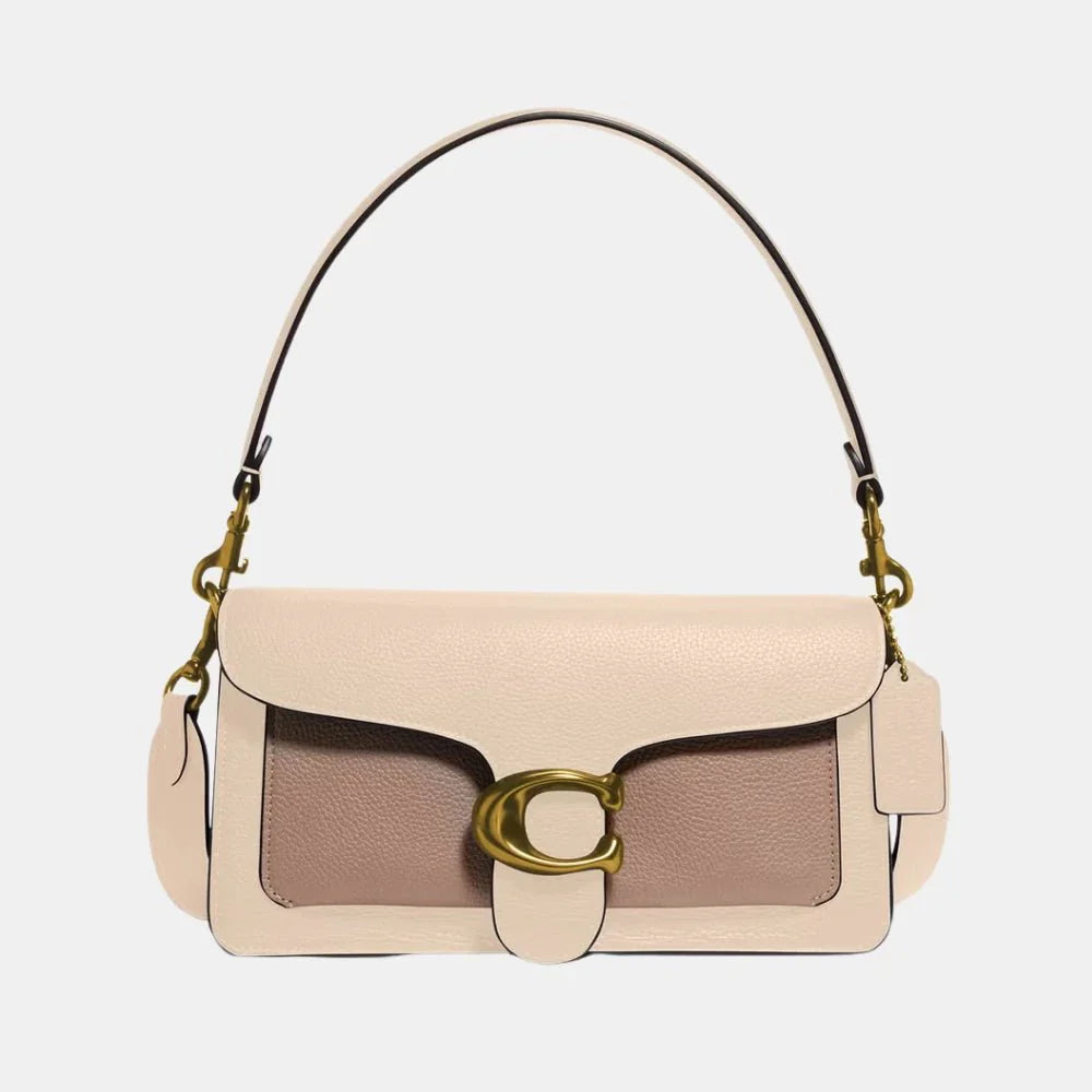 Coach Tabby 26 Shoulder Bag (Ivory/Taupe)