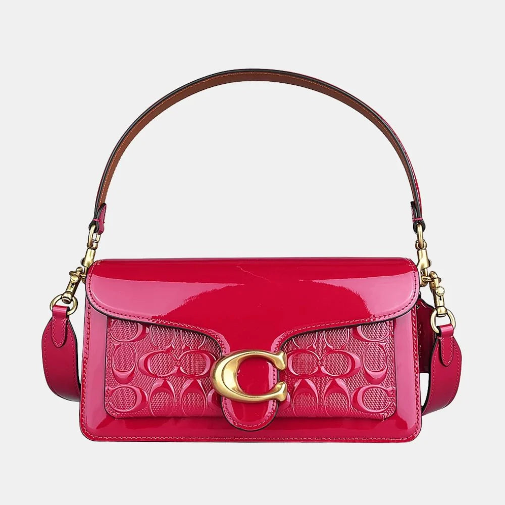 Coach Tabby 26 Shoulder Bag In Signature Patent Leather