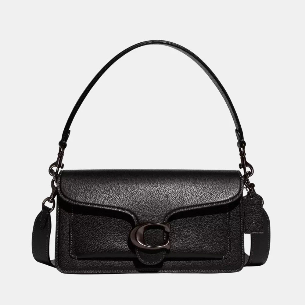 Coach Tabby 26 Shoulder Bag (Pewter/Black)