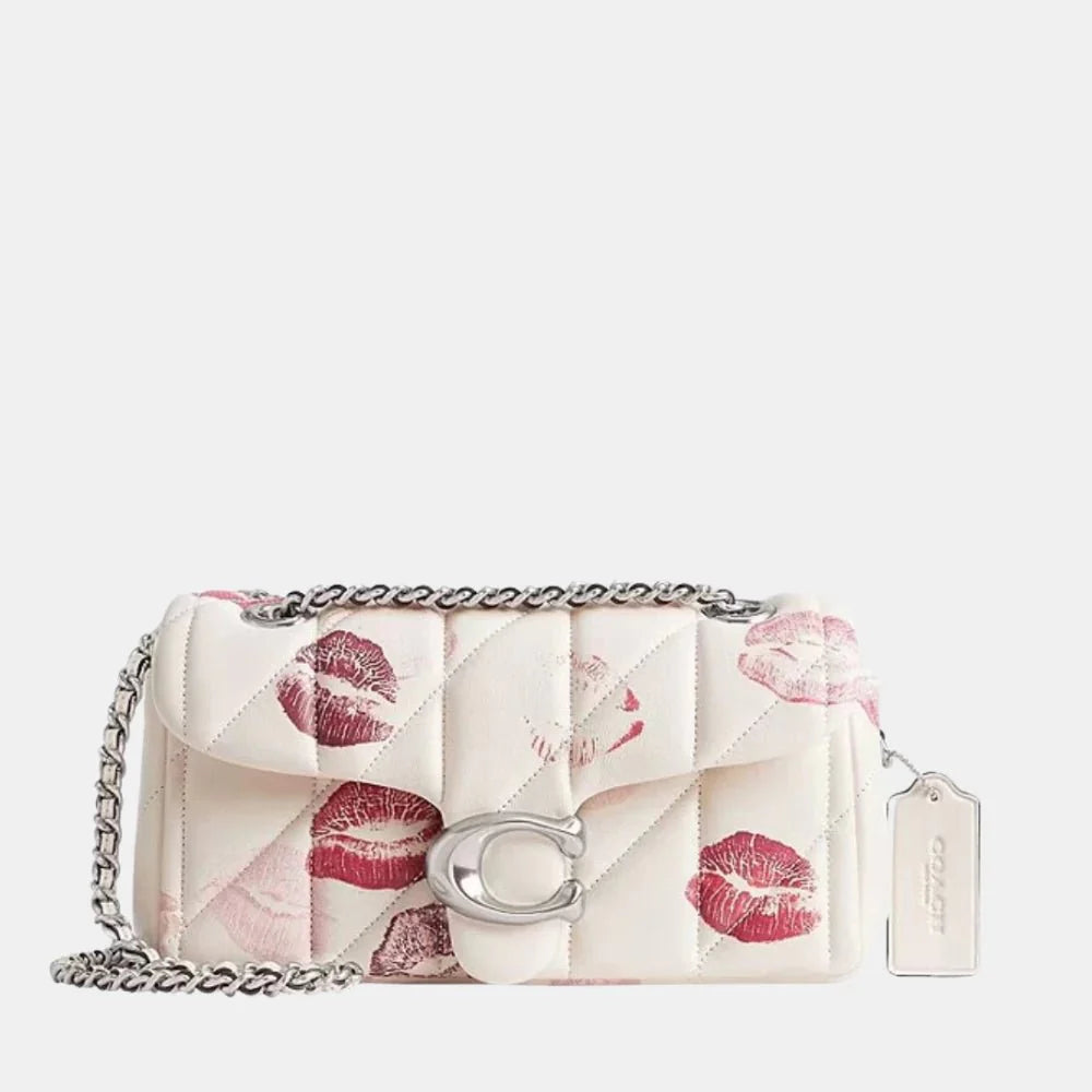 Coach Quilted Tabby Shoulder Bag With Lip Print - DIVA ONLINE STORE