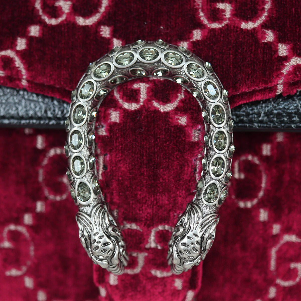 Gucci Dionysus GG Velvet Small Shoulder Bag