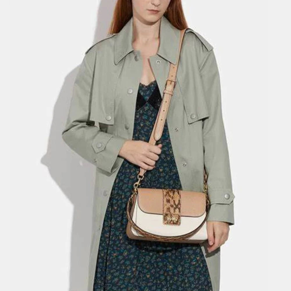 Coach Grace Shoulder Bag (Taupe Multi)