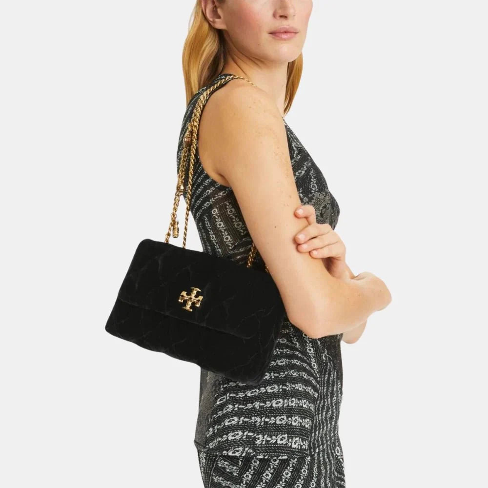 Tory Burch Small Kira Velvet Convertible Shoulder Bag