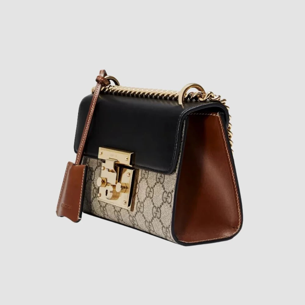 Gucci Padlock Small Shoulder Bag (Black)