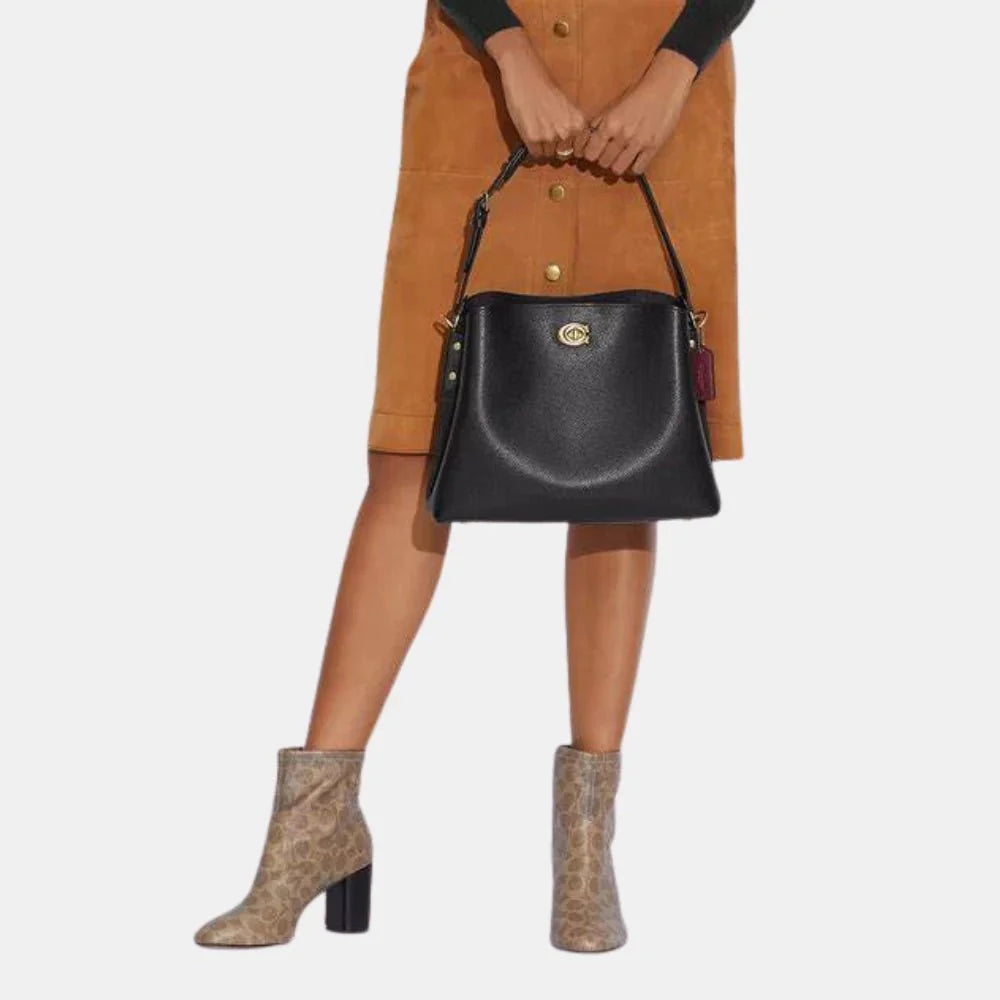 Coach Willow Shoulder Bag (Black)