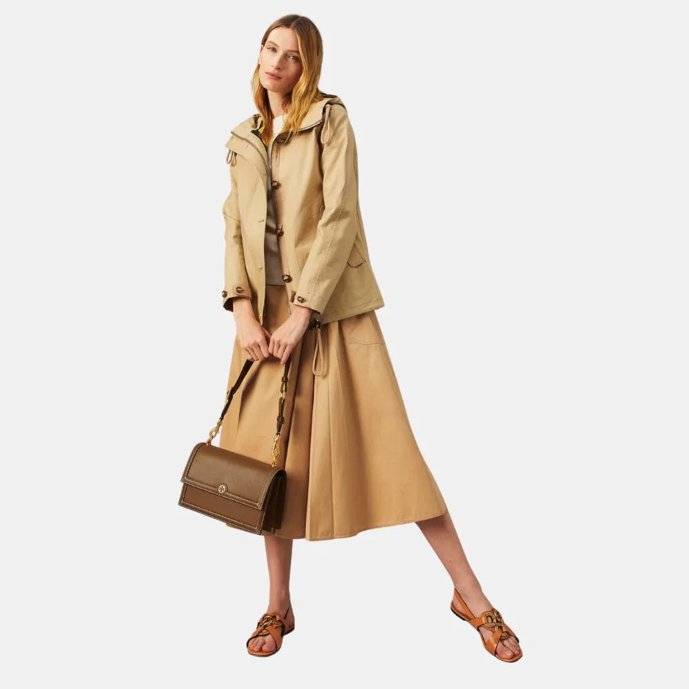 Tory Burch T Monogram Leather Shoulder Bag