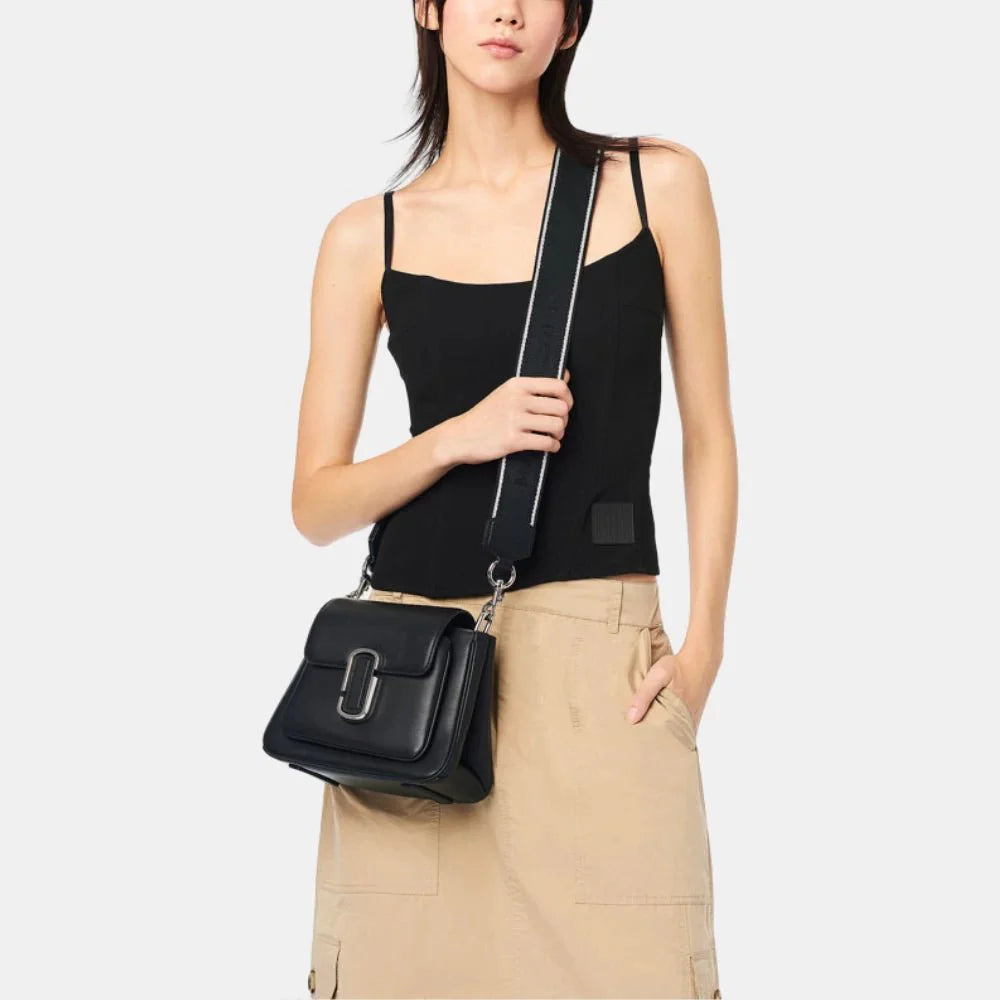 Marc Jacobs Leather J Marc Shoulder Bag (Black)