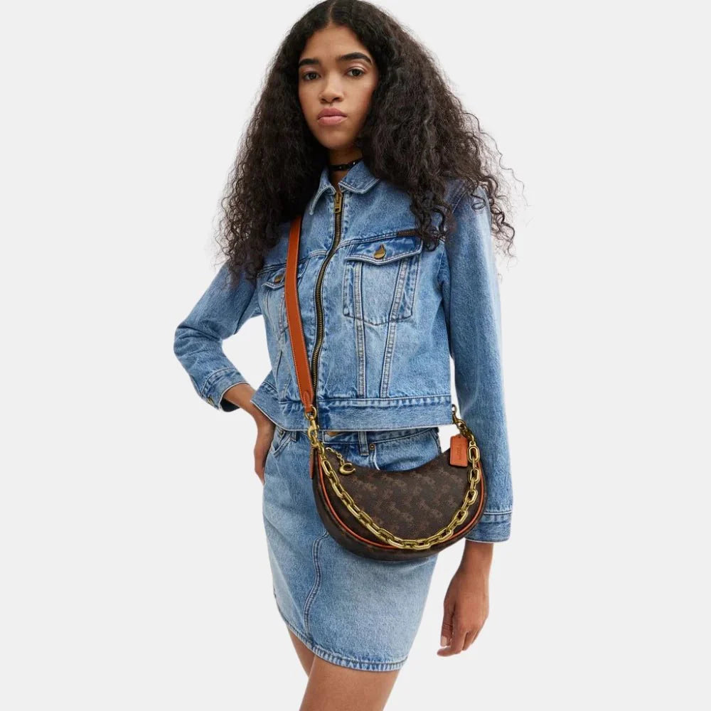 Coach Mira Shoulder Bag With Horse And Carriage Print