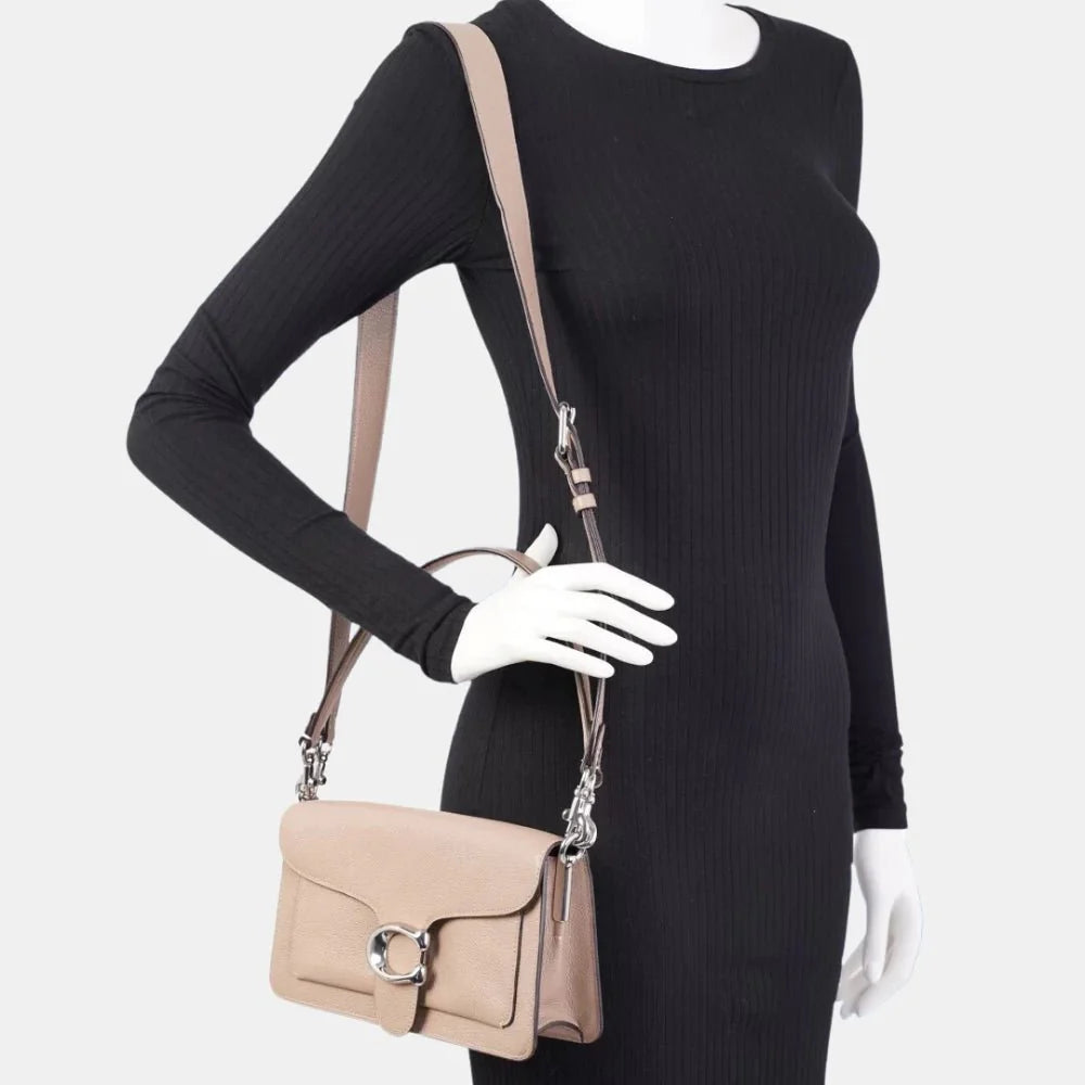 Coach Tabby 26 Shoulder Bag (Beige)
