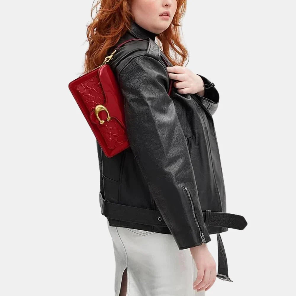 Coach Tabby 26 Shoulder Bag In Signature Patent Leather