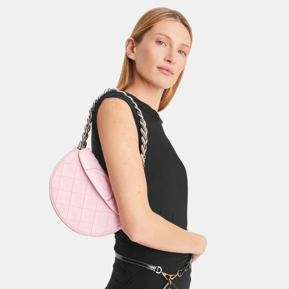 Tory Burch Fleming Crescent Mini Shoulder Bag