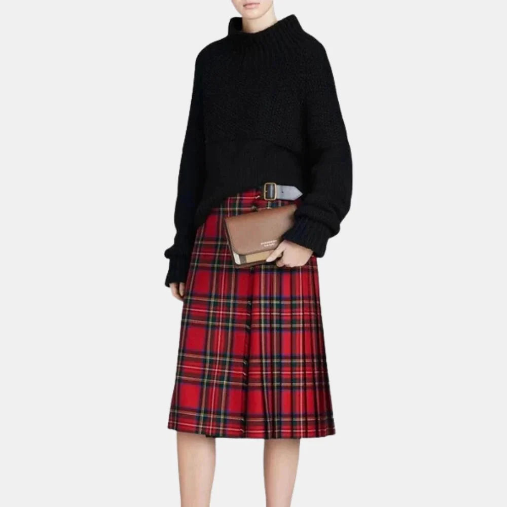 Burberry Hampshire House Check Crossbody Bag (Brown)