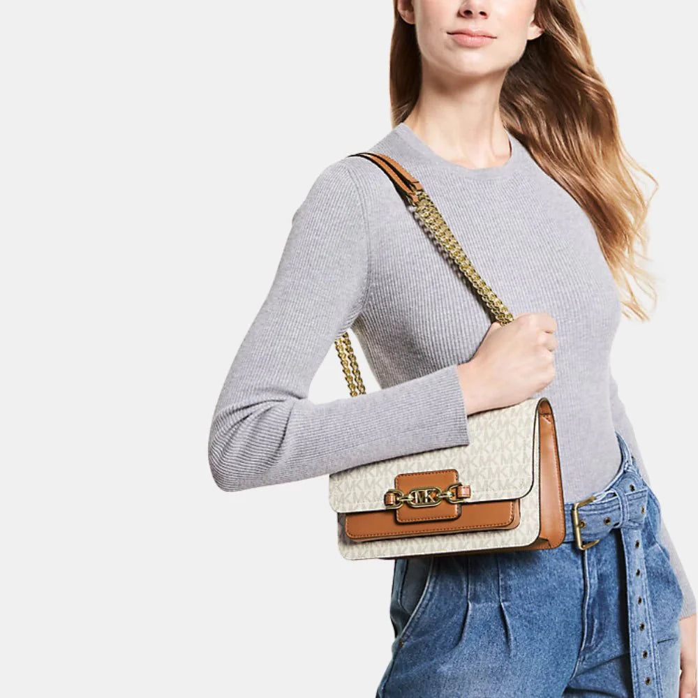 Michael Kors Heather Large Logo Shoulder Bag