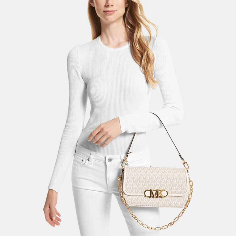 Michael Kors Parker Medium Logo Shoulder Bag