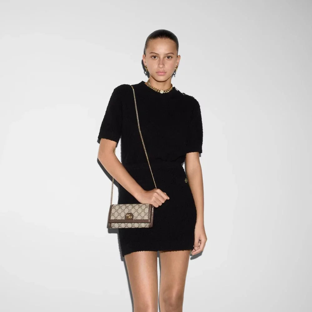 Gucci Ophidia Chain Wallet Shoulder Bag