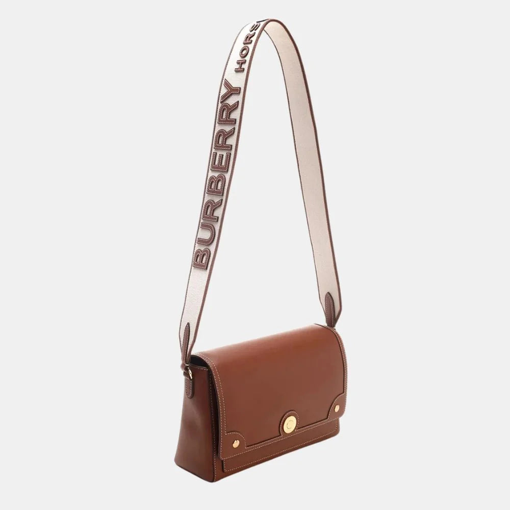 Burberry Medium Note Leather Shoulder Bag