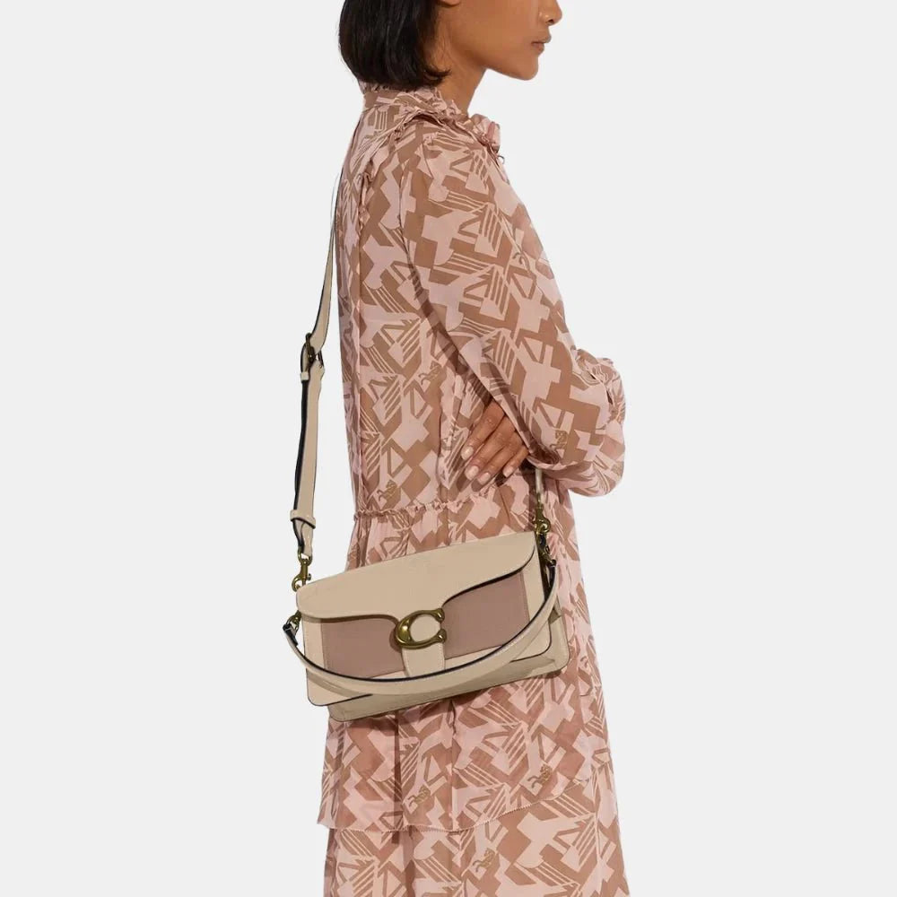 Coach Tabby 26 Shoulder Bag (Ivory/Taupe)