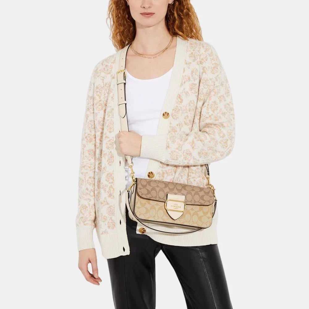 Coach Morgan Shoulder Bag In Signature Canvas