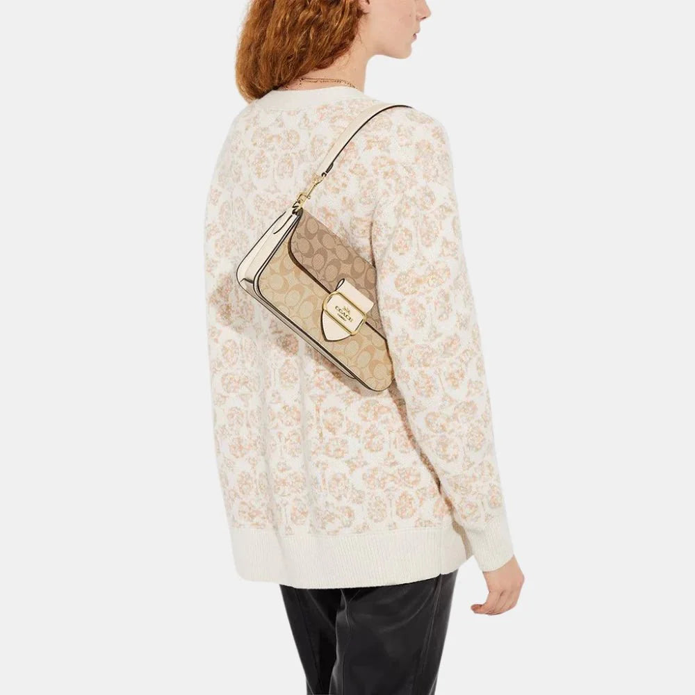 Coach Morgan Shoulder Bag In Signature Canvas