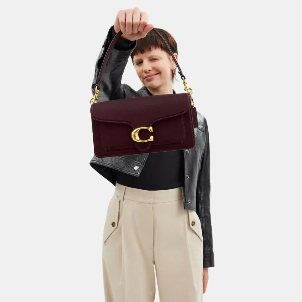 Coach Tabby 20 Shoulder Bag (Burgundy)