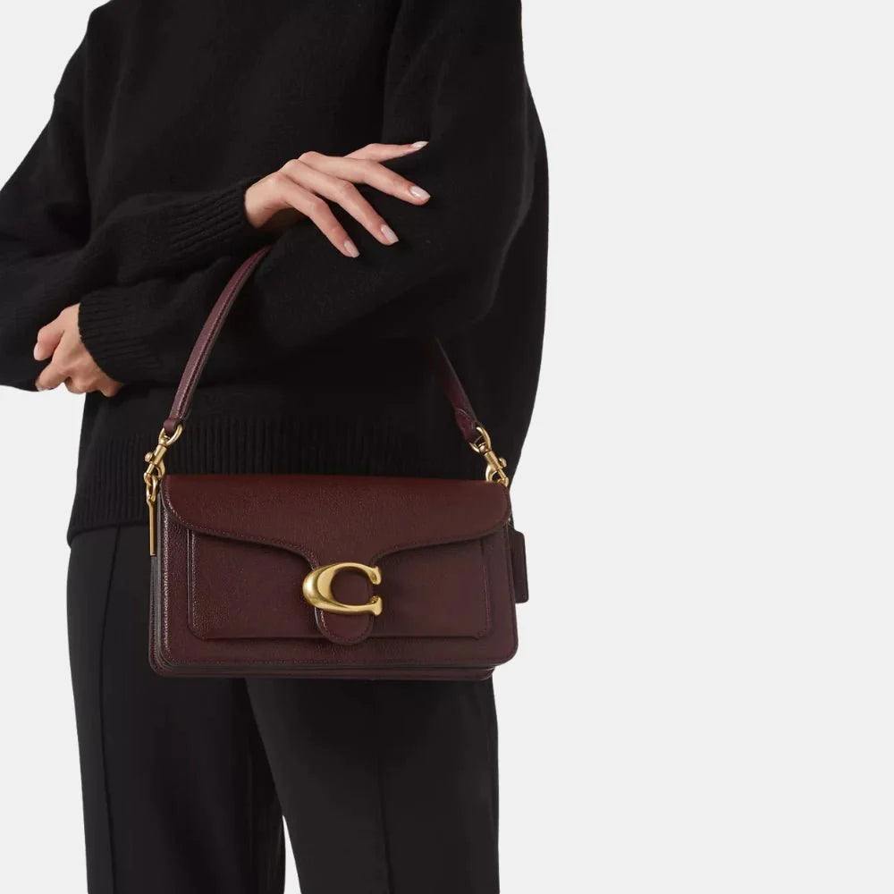 Coach Tabby 26 Shoulder Bag (Burgundy)