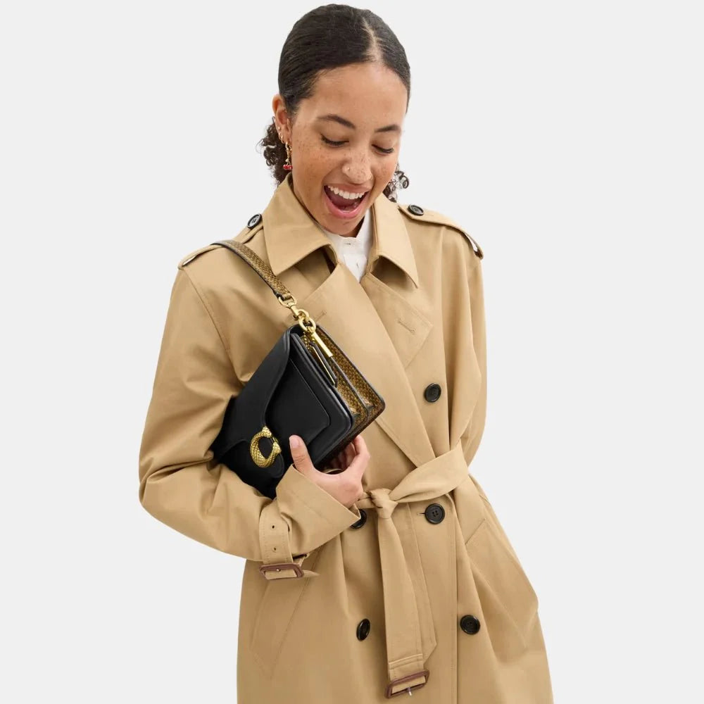 Coach Tabby 26 Shoulder Bag With Snakeskin Detail