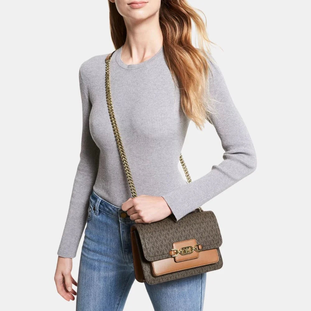 Michael Kors Heather Large Logo Shoulder Bag